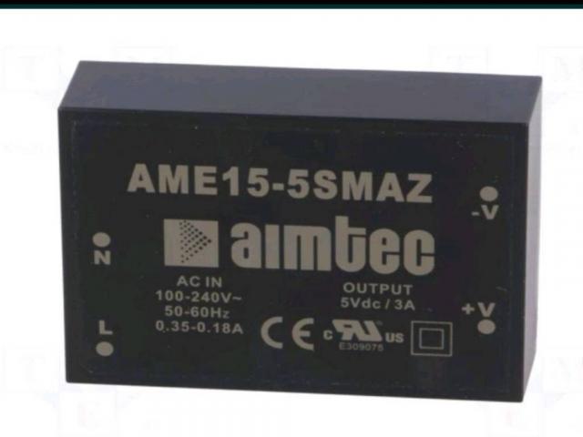 PCB конвертер AIMTEC 15W AC100-240V—DC5V/3А, Оригінальний Блок Живлення