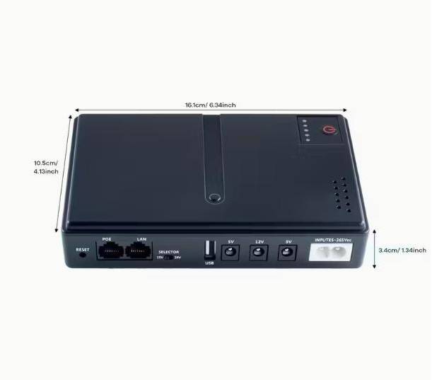 Mini DC UPS, універсальний блок безперебійного живлення з виходами 5V/9V/12V (8 годин роботи роутера), Київ — 2/4