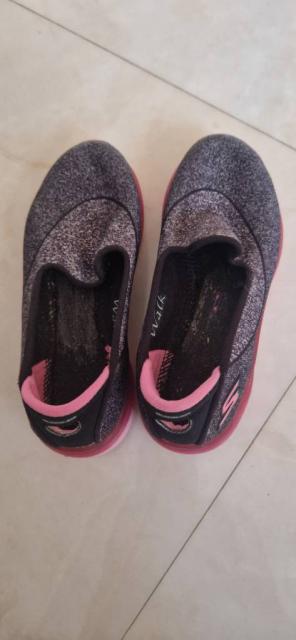 Дитячі кросівки 29 р. Skechers Goflex Walk сірі, Київ — 2/4