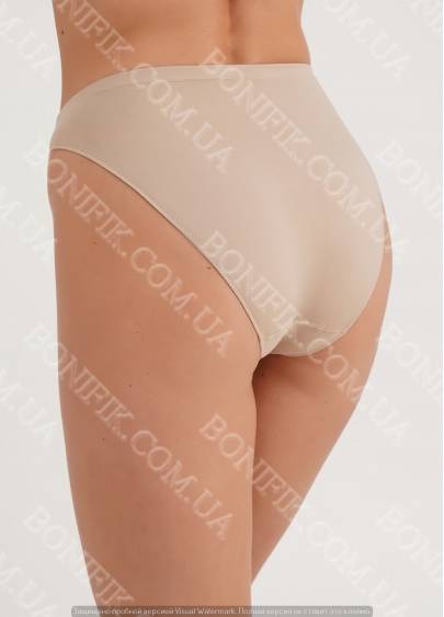 Женские бесшовные бежевые трусы Hi-Leg Briefs, Кривий Ріг — 3/3