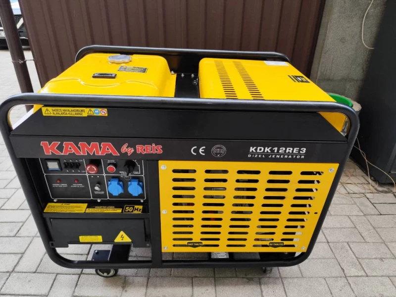 Продам трехфазный дизельный генератор KAMA KDK12RE3