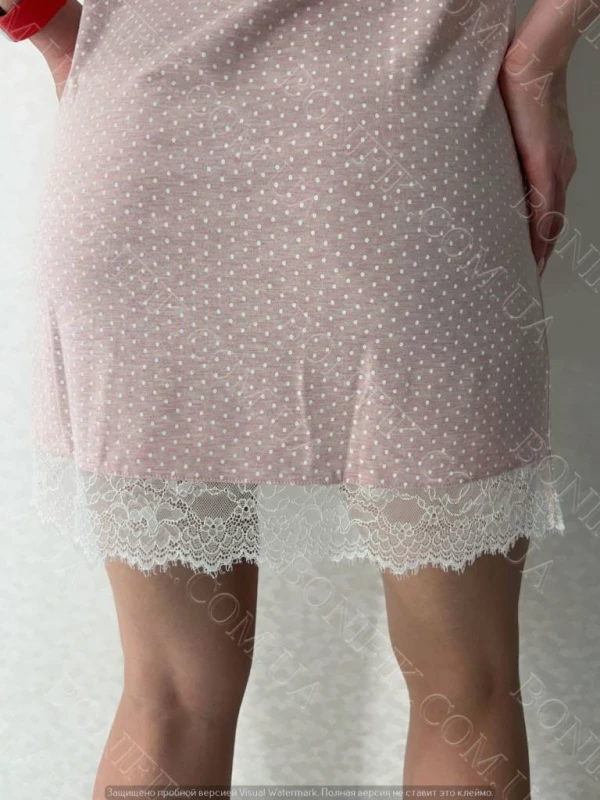 Женская ночная сорочка на тонкой бретели Peachy Pearl (арт. LDK 112/61/01), Кривий Ріг — 7/7