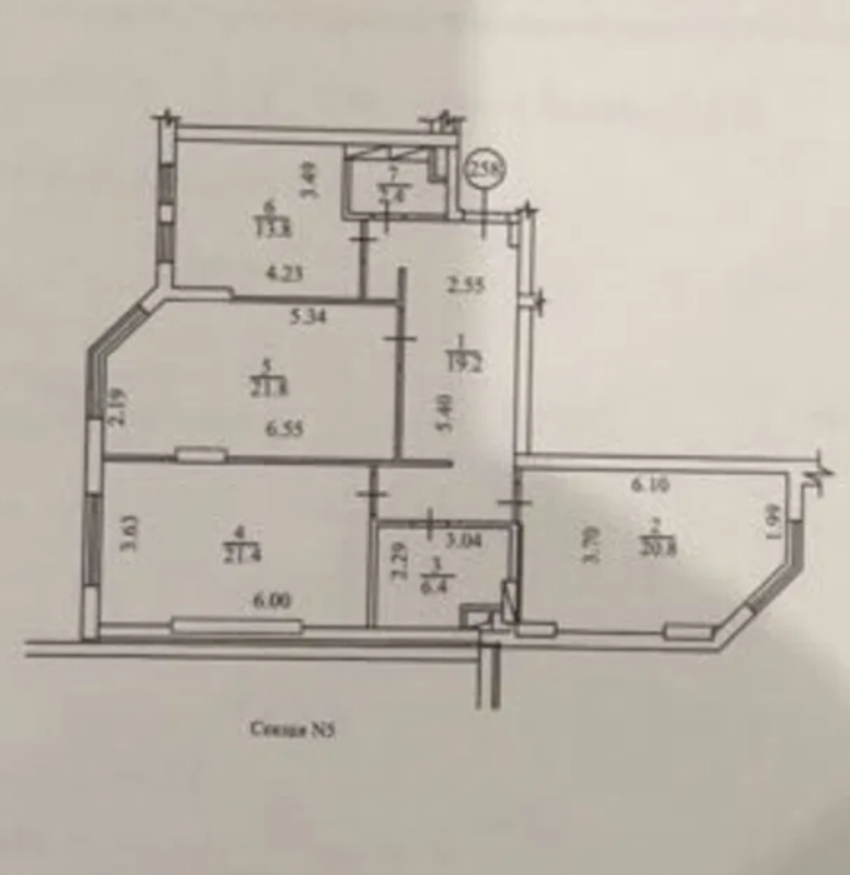 Квартира 3-кімн. продаж Київ, Дарницкий – 105 м², Київ — 2/3