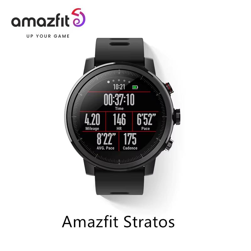 Розумний фітнес-годинник Amazfit Stratos для Android IPhone 5ATM водонепроникний Bluetooth музика вбудований GPS нагадування про дзвінки дисплей