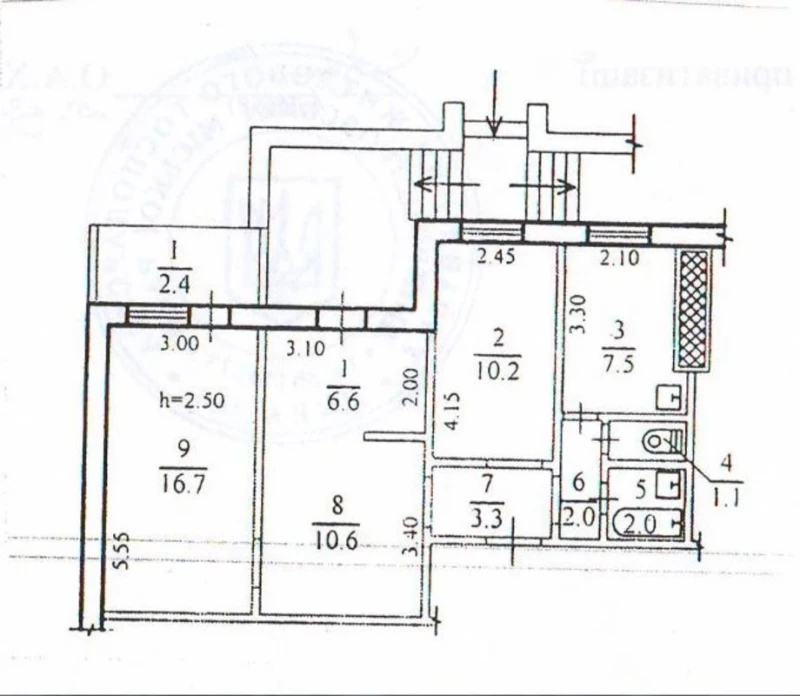 Комерційна нерухомість – 62 м², Днепр — 15/15