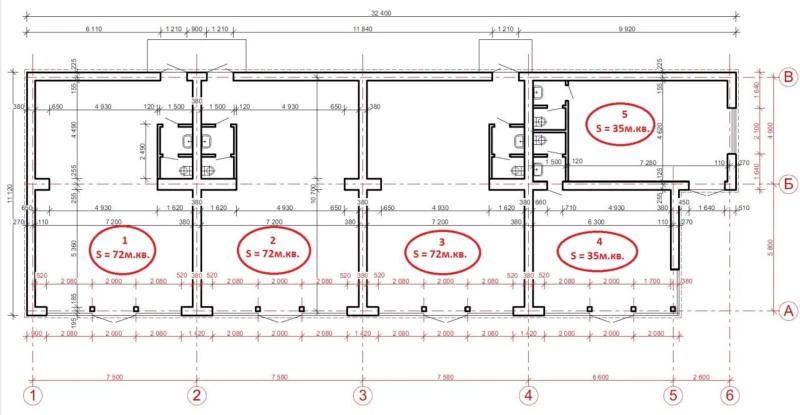 Комерційна нерухомість – 35 м², Черкассы — 5/8
