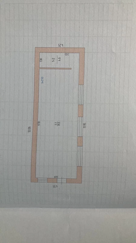 Комерційна нерухомість – 44 м², Болград — 8/10