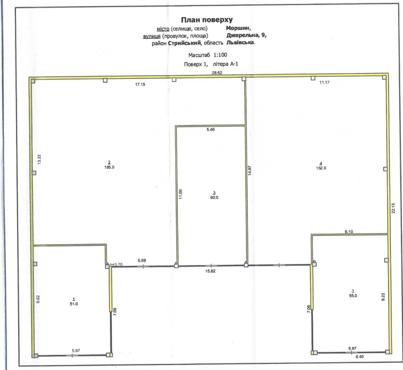 Комерційна нерухомість – 152 м², Моршин — 8/8