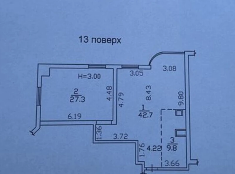 Квартира 2-кімн. продаж Одеса, Киевский – 79.8 м², Одеса — 12/14