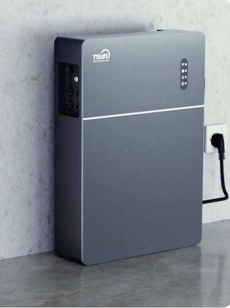 TSUN PowerTrunk TSOL-MAU5000, система зберігання енергії 2,5 кВт 5,12 кВт·год, LiFePO4 51,2 В, Wi-Fi, RS485, IP65