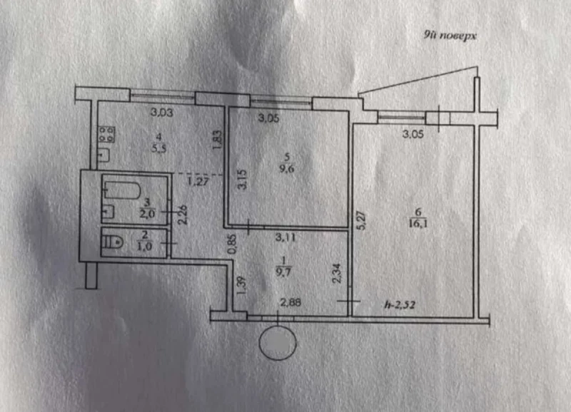 Квартира 2-кімн. продаж Харків, Холодногорский – 45 м², Харьков — 12/12