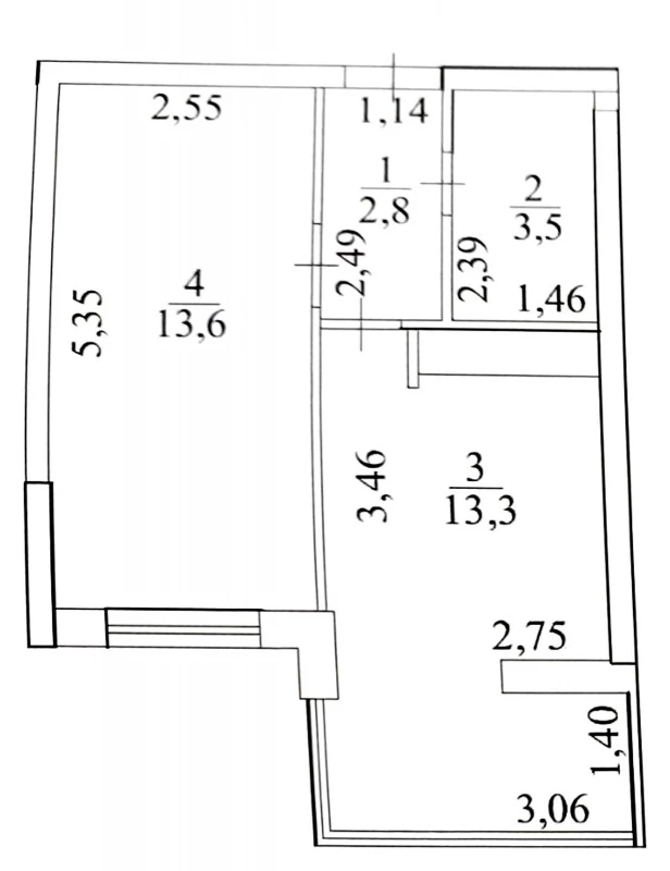 Квартира 1-кімн. продаж Одеса, Приморский – 13.6 м², Одесса — 3/7