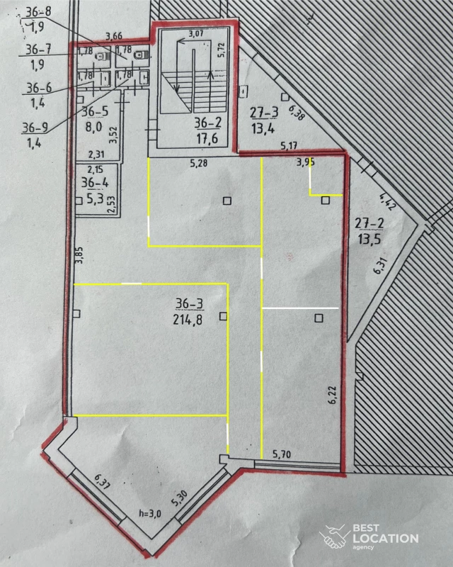 Комерційна нерухомість – 234.7 м², Черкассы — 2/15