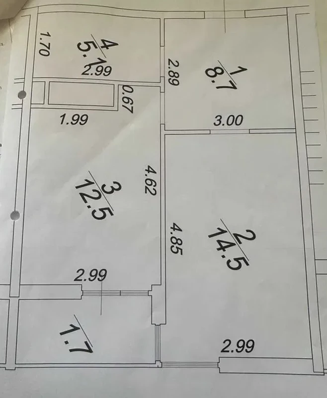 Квартира 1-кімн. продаж Одеса, Хаджибейський – 42.5 м², Одеса — 10/10
